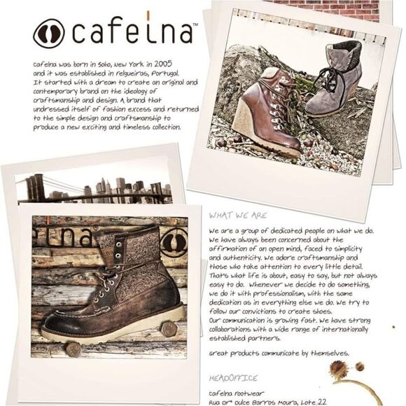 Cafeína Portugese Brown Lace Up Boots - Picture 2 of 13